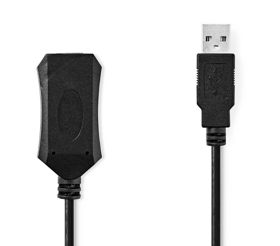 USB 2.0 laidas Nedis USB-A M - USB-A F, 5m kaina ir informacija | Kabeliai ir laidai | pigu.lt