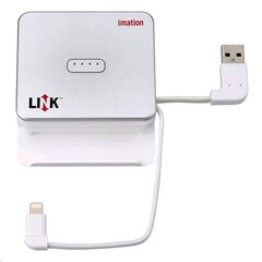 Imation Link Power Drive 32GB + 3000mAh atsarginė baterija / USB + Lightning цена и информация | Зарядные устройства Power bank | pigu.lt