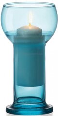 Žvakidė iš stiklo Lucilla Blue цена и информация | Подсвечники, свечи | pigu.lt