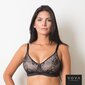 Liemenėlė moterims V.O.V.A. Lingerie, juoda kaina ir informacija | Liemenėlės | pigu.lt