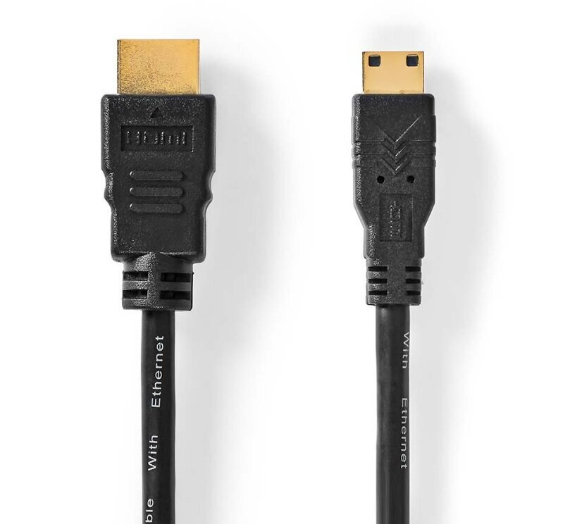 Vaizdo kabelis Nedis HDMI M - HDMI mini M, 1.5m, 4K30Hz kaina ir informacija | Kabeliai ir laidai | pigu.lt