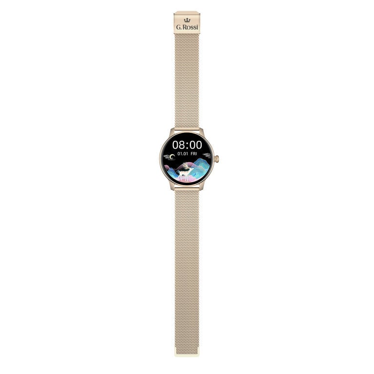G. Rossi SW020 Gold kaina ir informacija | Išmanieji laikrodžiai (smartwatch) | pigu.lt