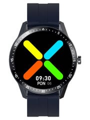 vyriškas išmanusis laikrodis g. rossi sw018-5 juoda/mėlyna (sg012e) own ciferblatai kaina ir informacija | Išmanieji laikrodžiai (smartwatch) | pigu.lt