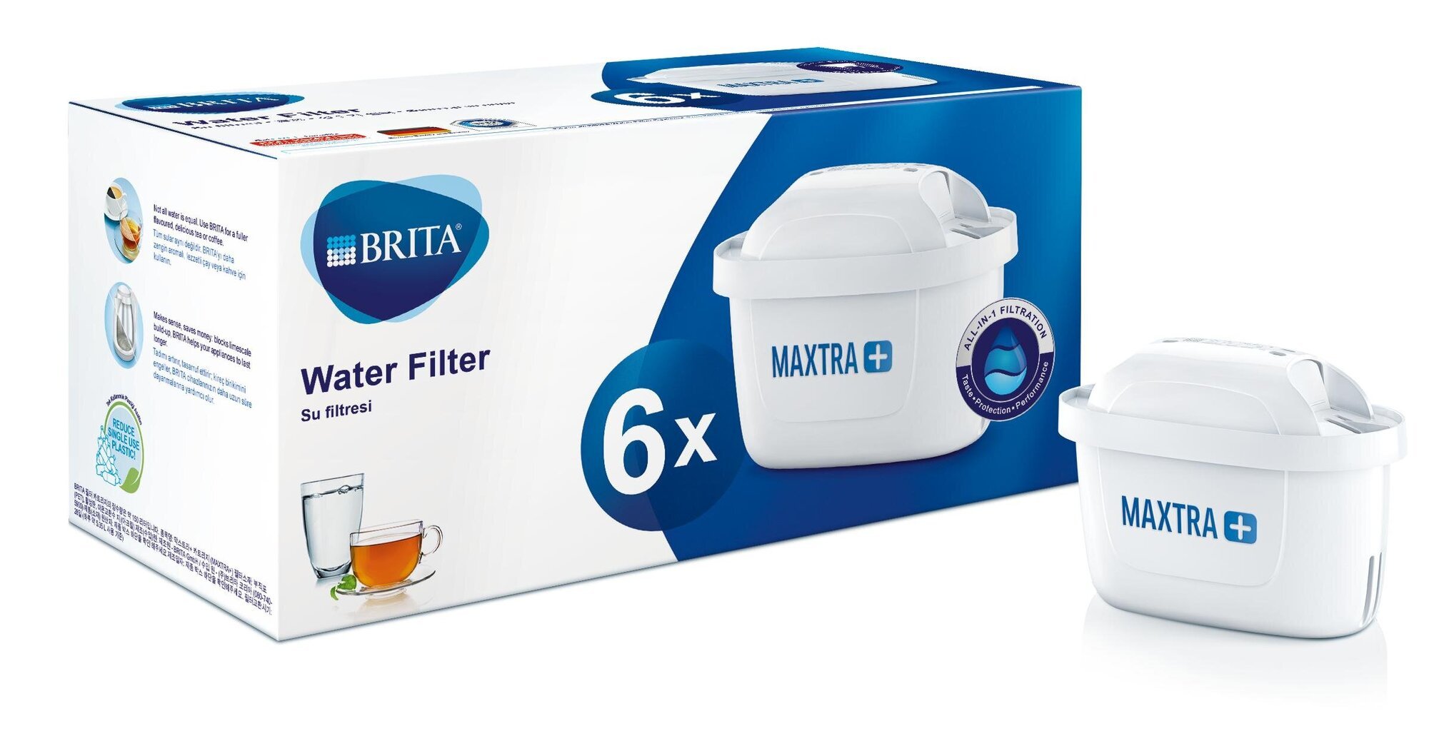 Brita Maxtra, 6 vnt цена и информация | Vandens filtrai | pigu.lt