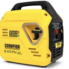 Champion 2200 WATT dviejų degalų (LPG ir benzininis) inventerinis generatorius kaina ir informacija | Elektros generatoriai | pigu.lt