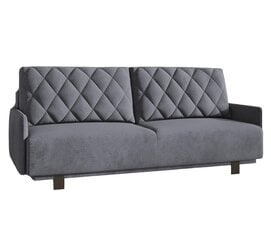 Trivietė sofa - lova Kari, pilka цена и информация | Диваны | pigu.lt