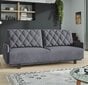 Trivietė sofa - lova Kari, pilka цена и информация | Sofos | pigu.lt