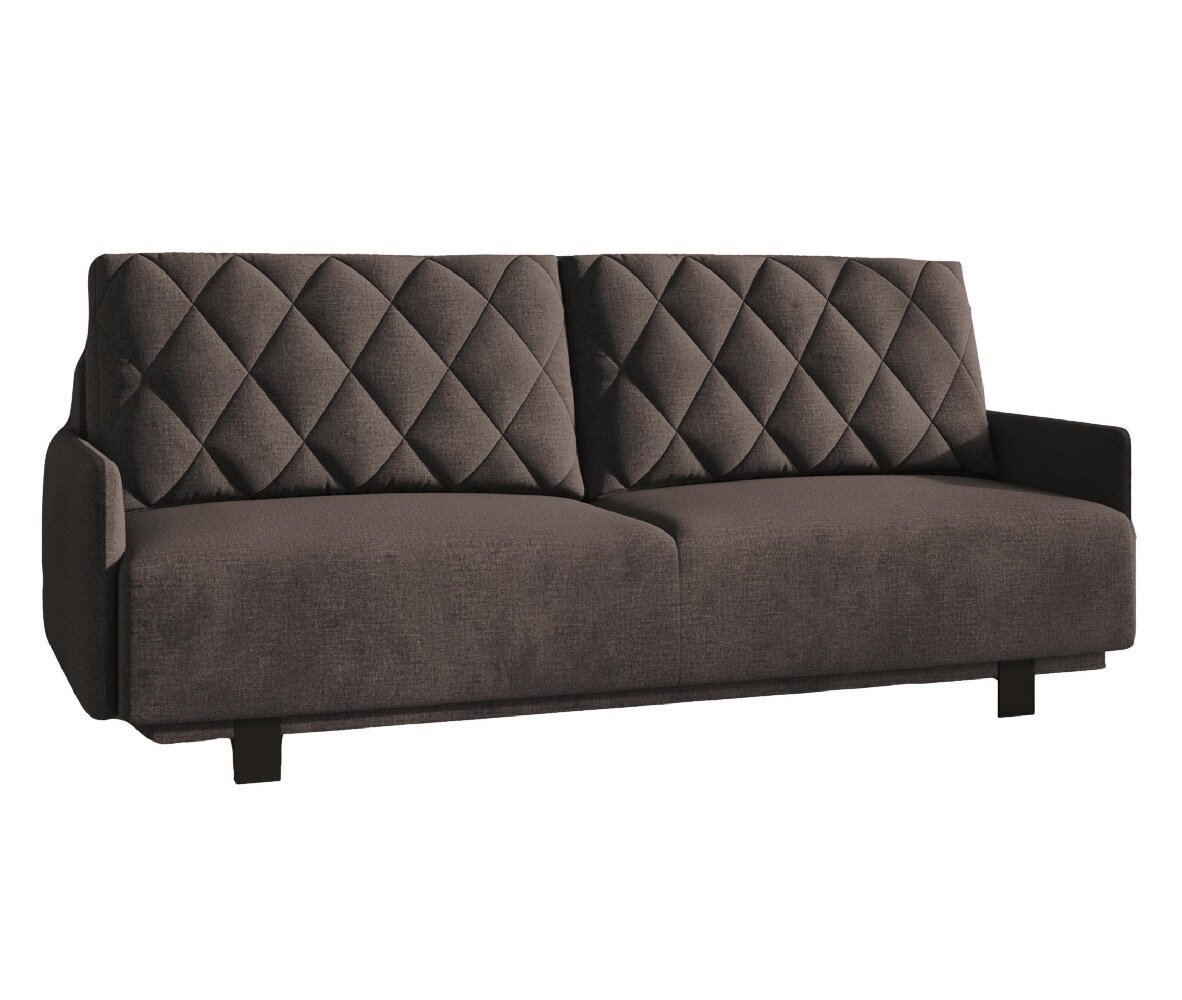 Trivietė sofa - lova Kari, rufa kaina ir informacija | Sofos | pigu.lt