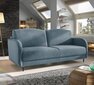 Trivietė sofa - lova Laga, mėlyna kaina ir informacija | Sofos | pigu.lt