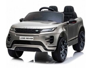 Vienvietis vaikiškas elektrinis Land Rover Evoque visureigis, pilka blizgi kaina ir informacija | Elektromobiliai vaikams | pigu.lt