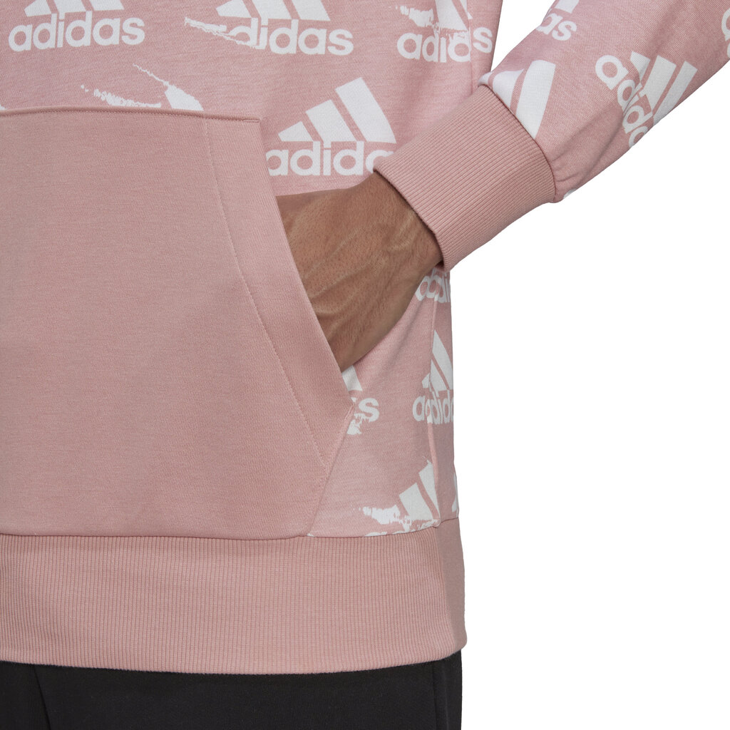 Vyriškas džemperis Adidas M Bl Hoodie Pink HE1783 цена и информация | Džemperiai vyrams | pigu.lt