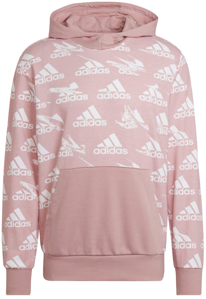 Vyriškas džemperis Adidas M Bl Hoodie Pink HE1783 цена и информация | Džemperiai vyrams | pigu.lt