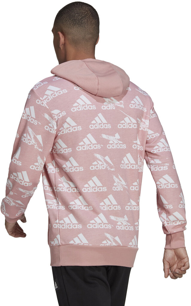 Vyriškas džemperis Adidas M Bl Hoodie Pink HE1783 цена и информация | Džemperiai vyrams | pigu.lt