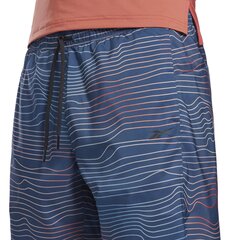 Мужские шорты Reebok Ts Speed 2.0 Aop Short H46610 H46610/2XL, синие цена и информация | Мужские шорты | pigu.lt