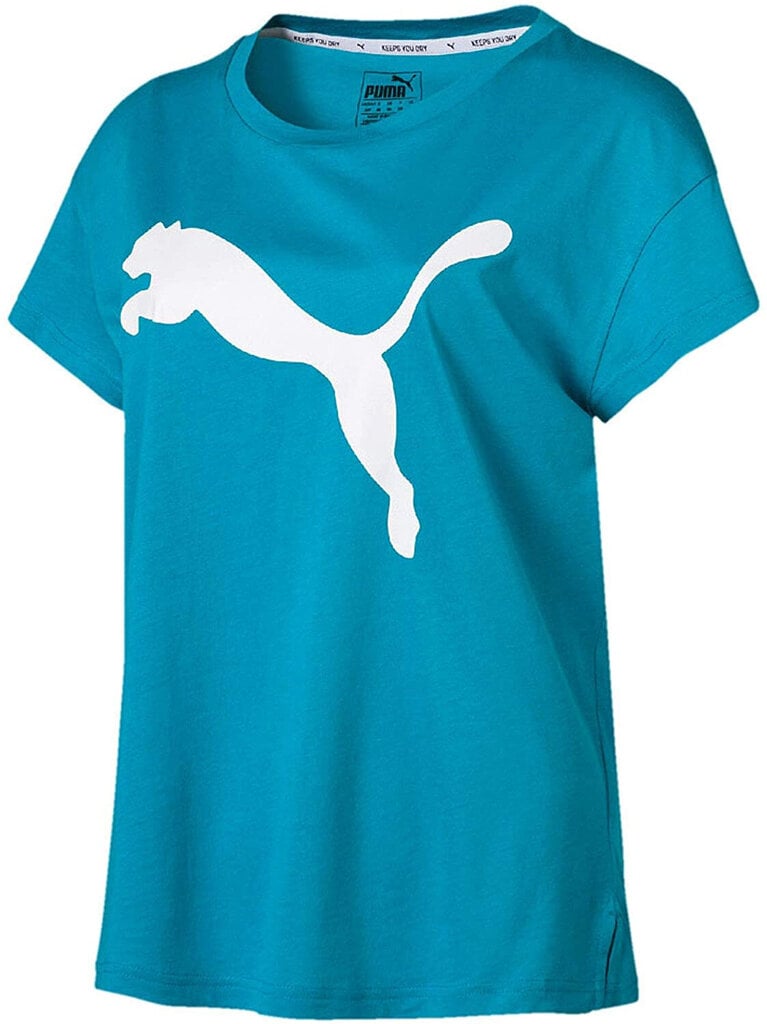 Palaidinė moterims Puma Active Logo Tee Blue 852006 28 цена и информация | Palaidinės, marškiniai moterims | pigu.lt