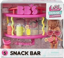 Куколка + комплект мебели! LOL Surprise! OMG House of Surprises Series 5 - Snack Bar цена и информация | Игрушки для девочек | pigu.lt