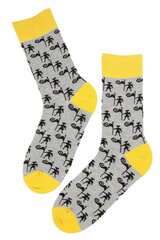 Женские носки темно-серого цвета с содержанием шелка ELENAGREY36-40 цена и информация | Женские носки | pigu.lt