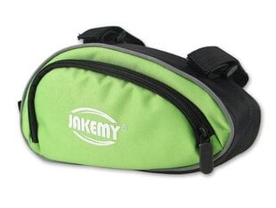 Dviračio rėmo krepšys Jakemy JM-PJ2001, žalias kaina ir informacija | Kiti dviračių priedai ir aksesuarai | pigu.lt