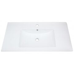 Комплект мебели для ванной с раковиной 8139, белый цена и информация | Комплекты в ванную | pigu.lt