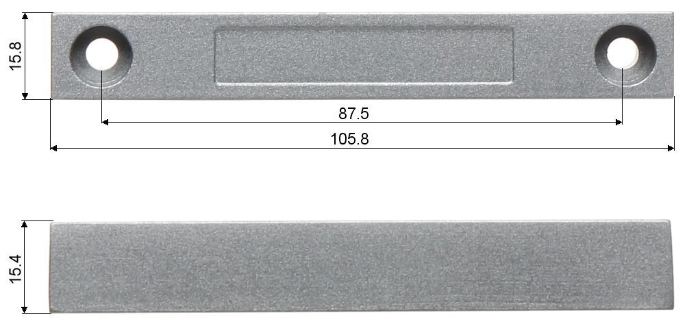 Magnetinis kontaktas KN-M08, šoninis цена и информация | Davikliai, jutikliai | pigu.lt