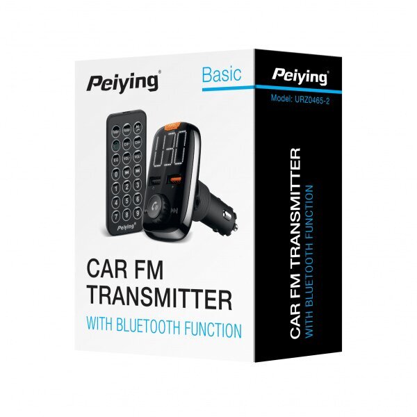 Peiying automobilinis moduliatorius Bluetooth 2xUSB kaina ir informacija | FM moduliatoriai | pigu.lt