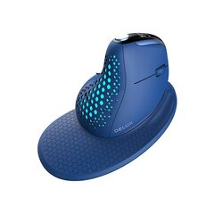 Wireless Ergonomic Mouse Delux M618XSD BT+2.4G RGB синий цена и информация | Мыши | pigu.lt