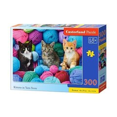 Puzzle 300 pieces Kittens in Yarn kaina ir informacija | Dėlionės (puzzle) | pigu.lt