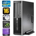 HP 8100 Elite SFF i5-750 16GB 1TB GT1030 2GB DVD WIN10Pro