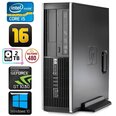 HP 8100 Elite SFF i5-750 16 ГБ 480SSD+2 ТБ GT1030 2 ГБ DVD WIN10