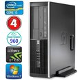 HP 8100 Elite SFF i5-750 4GB 960SSD GT1030 2GB DVD WIN7Pro [refurbished]