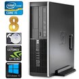 HP 8100 Elite SFF i5-750 8GB 1TB GT1030 2GB DVD WIN10 [refurbished]