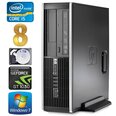 HP 8100 Elite SFF i5-750 8GB 1TB GT1030 2GB DVD WIN7Pro