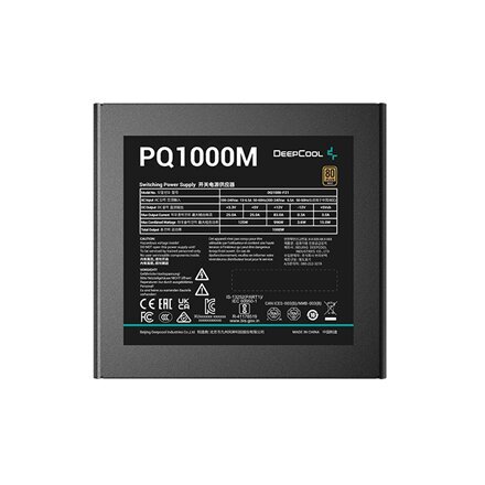 DeepCool PQ1000M kaina ir informacija | Maitinimo šaltiniai (PSU) | pigu.lt