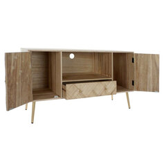 ТВ шкаф DKD Home Decor, металл, древесина павловнии Сосна (118 x 40 x 65 см) цена и информация | Тумбы под телевизор | pigu.lt