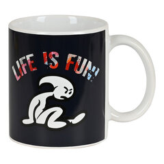 Керамическая кружка Mug El Niño Life is fun, разноцветная (350 мл) цена и информация | Стаканы, фужеры, кувшины | pigu.lt