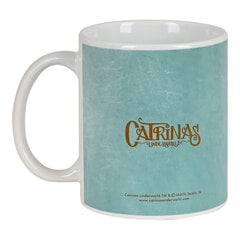 Керамическая кружка Mug Catrinas Claire, noelia y lila, синяя (350 мл) цена и информация | Стаканы, фужеры, кувшины | pigu.lt