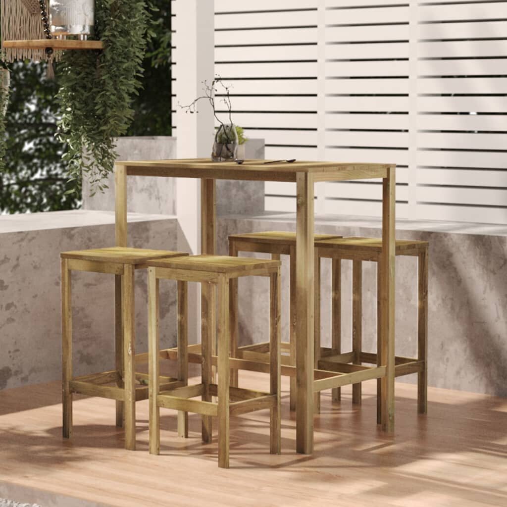 Baro stalas, 110x60x110cm, impregnuota pušies mediena цена и информация | Lauko stalai, staliukai | pigu.lt