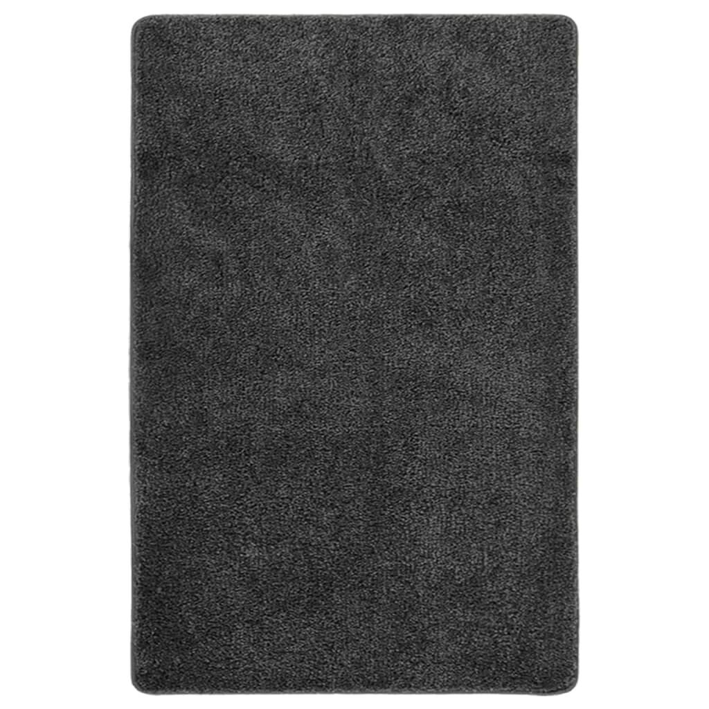 Shaggy tipo kilimėlis, tamsiai pilkas, 200x290cm, neslystantis kaina ir informacija | Kilimai | pigu.lt