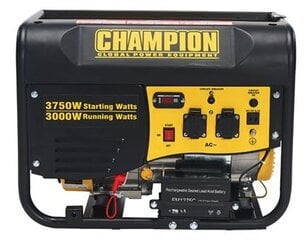 Бензиновый генератор Champion мощностью 3500 Вт цена и информация | Электрогенераторы | pigu.lt