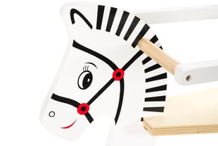 Деревянная лошадка-качалка с защитными перилами K11 цена и информация | Аксессуары для детей | pigu.lt