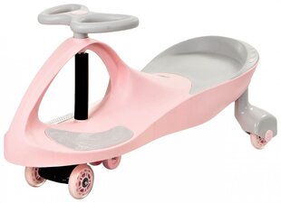 Детский автомобиль TwistCar - пастельный розовый. Светящиеся колеса! цена и информация | Игрушки для малышей | pigu.lt