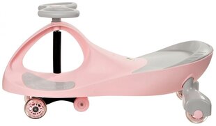 Детский автомобиль TwistCar - пастельный розовый. Светящиеся колеса! цена и информация | Игрушки для малышей | pigu.lt