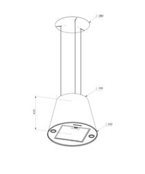 Allenzi CONE WHITE цена и информация | Gartraukiai | pigu.lt