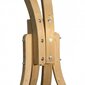 Dvivietis medinis pakabinamas krėslas su stovu SWING POD XL + žalios spalvos pagalvė kaina ir informacija | Lauko kėdės, foteliai, pufai | pigu.lt