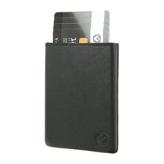 Kišeninis kortelių laikiklis, juodas kaina ir informacija | Vyriškos piniginės, kortelių dėklai | pigu.lt
