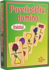 Žaidimas Vaisiai. Paveikslėlių domino цена и информация | Настольные игры, головоломки | pigu.lt