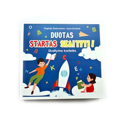 Skaitymo kortelės Duotas startas skaityti! цена и информация | Развивающие игрушки | pigu.lt