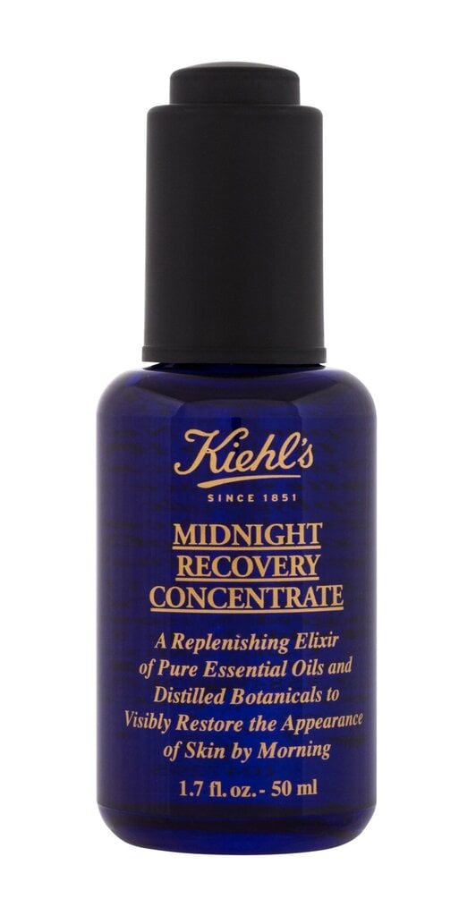 Atstatomasis koncentratas veidui moterims Kiehls Midnight Recovery, 50 ml kaina ir informacija | Veido aliejai, serumai | pigu.lt