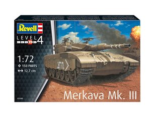 Plastikinis surenkamas modelis Revell Merkava Mk.III, 1/72, 03340 kaina ir informacija | Konstruktoriai ir kaladėlės | pigu.lt