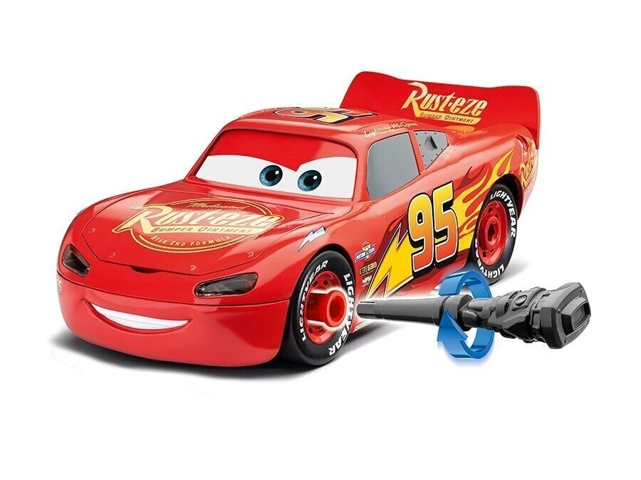 Plastikinis surenkamas modelis Revell First Construction Lightning McQueen Disney Cars Auto with Light&Sound, 1/20, 00920 kaina ir informacija | Konstruktoriai ir kaladėlės | pigu.lt